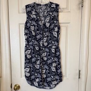 GAP Navy and White Floral Dress